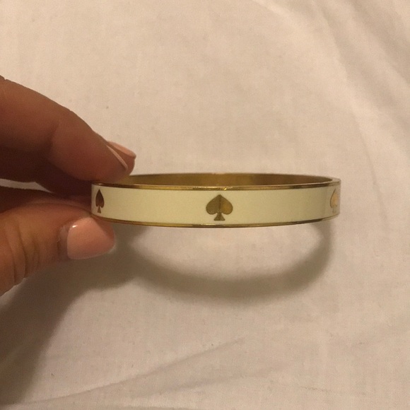 Gold and white Kate Spade bangle - Picture 3 of 5
